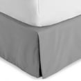 thumbnail image 1 of Bare Home Bed Skirt, Microfiber, Pleated, 15" Tailored Drop, Twin, Light Gray, 1 of 5