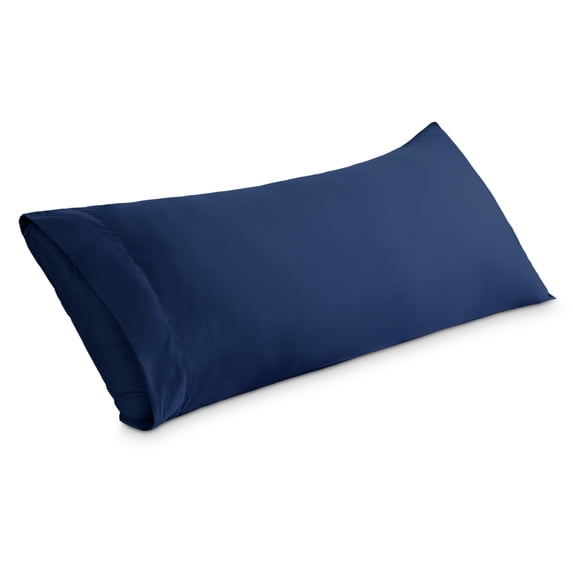 Bare Home Body Pillowcase - Envelope Closure - Ultra Soft - Double Brushed - Dark Blue