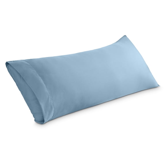 Bare Home Body Pillowcase - Envelope Closure - Ultra Soft - Double Brushed - Light Blue