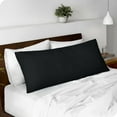 thumbnail image 1 of Bare Home Body Pillowcase - Zipper Closure - Ultra Soft - Double Brushed - Black, 1 of 6