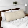 thumbnail image 1 of Bare Home Body Pillowcase - Zipper Closure - Ultra Soft - Double Brushed - Sand, 1 of 6
