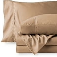 thumbnail image 1 of Bare Home Camel Microfiber Sheet Set, Wrinkle Resistant, Deep Pocket, Queen, 1 of 6