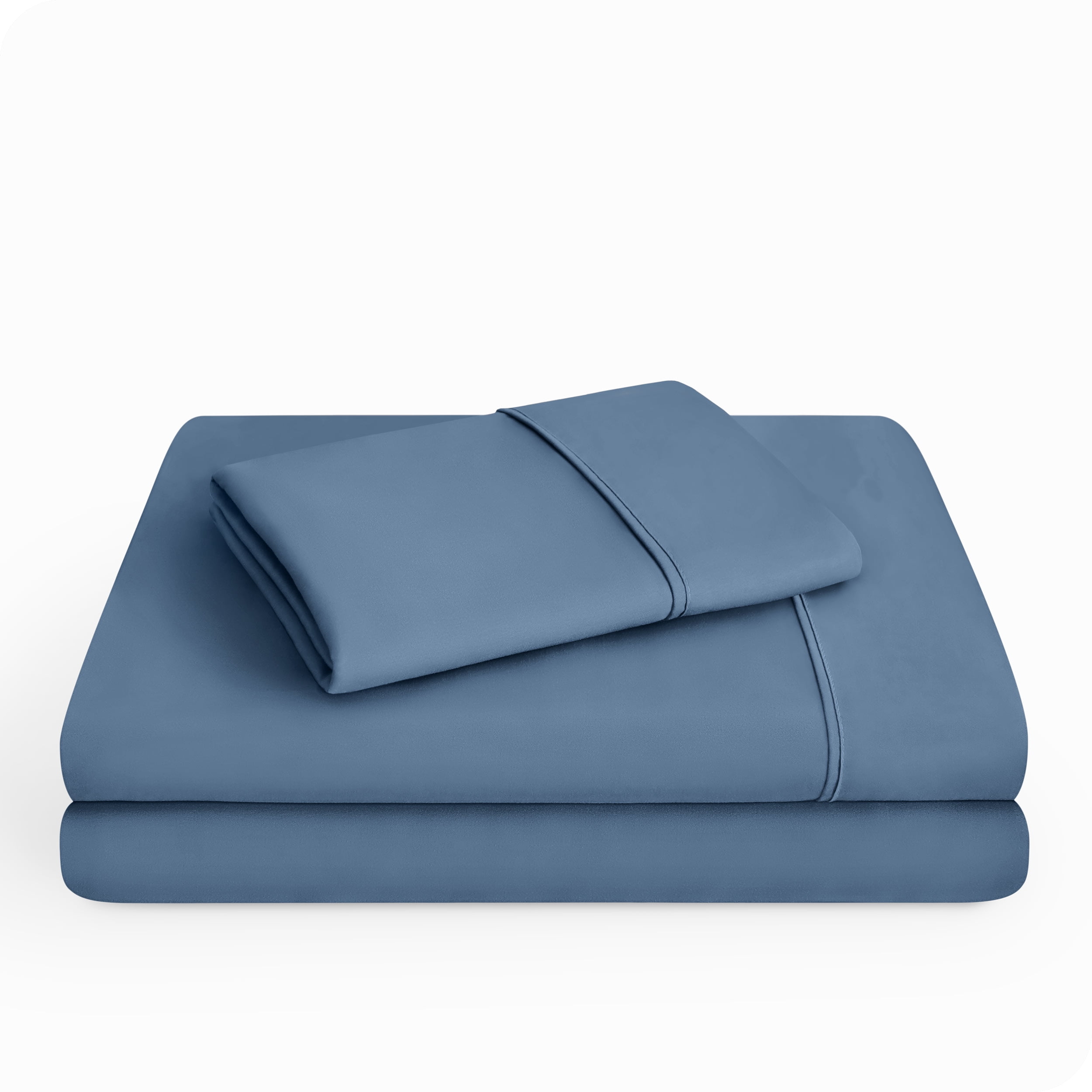 Bare Home Coronet Blue Microfiber Sheet Set, Wrinkle Resistant, Deep Pocket, Twin XL