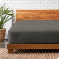 thumbnail image 1 of Bare Home  Cotton Flannel Fitted Sheet Grey Full XL - 2 Pack, 1 of 5