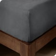 Bare Home Soft Micro Fleece Fitted Sheet Extra Plush Polar Deep