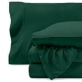 thumbnail image 1 of Bare Home Cozy Fleece Sheet Set - Extra Plush Polar Fleece - Deep Pocket - King, Forest Green, 1 of 10