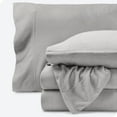 Bare Home Cozy Micro Fleece King Size Sheet Set Extra Plush Polar