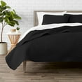 thumbnail image 1 of Bare Home  Diamond Stitched Lightweight Microfiber Coverlet Set Black Full - Queen 3 Piece, 1 of 5