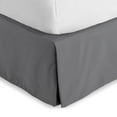 thumbnail image 1 of Bare Home Double Brushed Bed Skirt - Premium 1800 Collection - 15-inch Drop - Full, Gray, 1 of 10