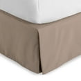 thumbnail image 1 of Bare Home Double Brushed Bed Skirt - Premium 1800 Collection - 15-inch Drop - King, Taupe, 1 of 10