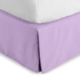 thumbnail image 1 of Bare Home Double Brushed Bed Skirt - Premium 1800 Collection - 15-inch Drop - Queen, Lavender, 1 of 10