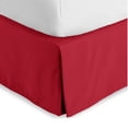 thumbnail image 1 of Bare Home Double Brushed Bed Skirt - Premium 1800 Collection - 15-inch Drop - Twin XL, Red, 1 of 10