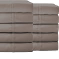 thumbnail image 1 of Bare Home  Double-brushed Microfiber Wholesale Sheet Set Taupe, 10 Pack Cal King, 1 of 5