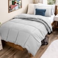 thumbnail image 1 of Bare Home Down Alternative Comforter Set - 2-Pieces - All Seasons - Twin/Twin-XL, Cloud Gray, 1 of 10