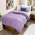 thumbnail image 1 of Bare Home Down Alternative Comforter Set - 2-Pieces - All Seasons - Twin/Twin-XL, Lavender, 1 of 8