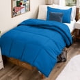 thumbnail image 1 of Bare Home Down Alternative Comforter Set - 2-Pieces - All Seasons - Twin/Twin-XL, Medium Blue, 1 of 9