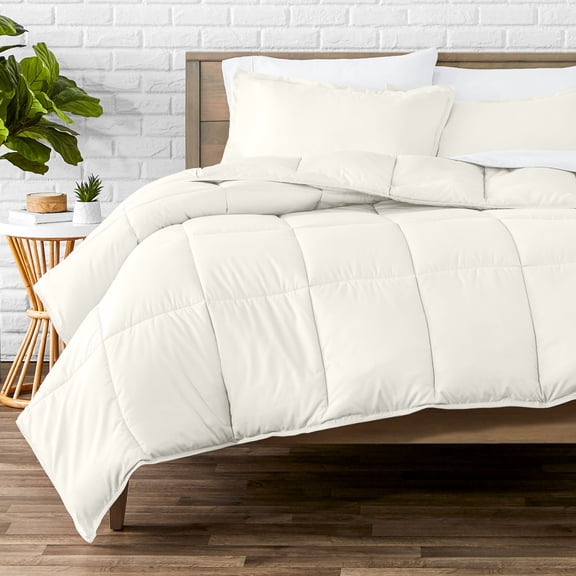 Bare Home Down Alternative Comforter Set - 3-Pieces - All Seasons - California King, Cream