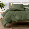 thumbnail image 1 of Bare Home Down Alternative Comforter Set - 3-Pieces - All Seasons - California King, Cypress, 1 of 9
