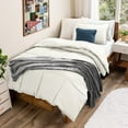 thumbnail image 1 of Bare Home Down Alternative Comforter Set - 3-Pieces - All Seasons - Full, Cream, 1 of 10