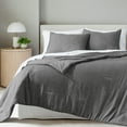 thumbnail image 1 of Bare Home Down Alternative Comforter Set - 3-Pieces - All Seasons - Full, Heather Gray, 1 of 6
