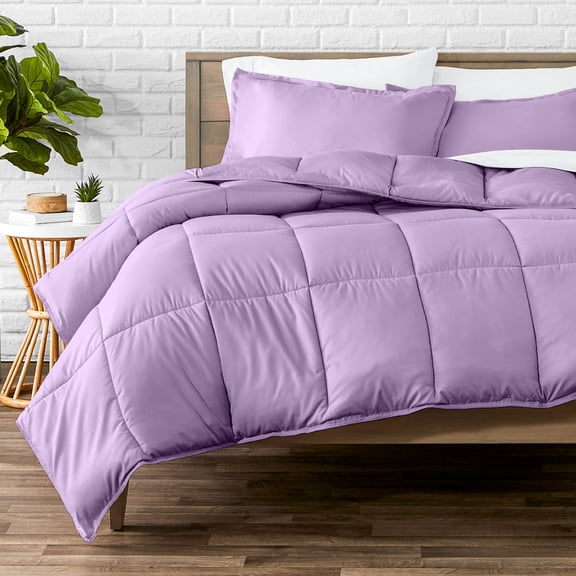 Bare Home Down Alternative Comforter Set - 3-Pieces - All Seasons - Full, Lavender