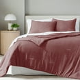 thumbnail image 1 of Bare Home Down Alternative Comforter Set - 3-Pieces - All Seasons - King, Heather Rosewood, 1 of 5