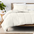 thumbnail image 1 of Bare Home Down Alternative Comforter Set - 3-Pieces - All Seasons - Oversized King, Cream, 1 of 9