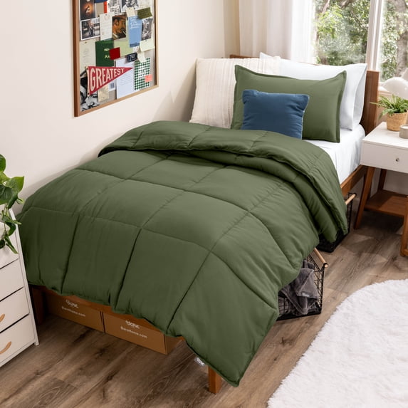 Bare Home Down Alternative Comforter Set - 3-Pieces - All Seasons - Oversized King, Cypress