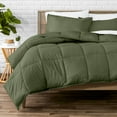 thumbnail image 1 of Bare Home Down Alternative Comforter Set - 3-Pieces - All Seasons - Queen, Cypress, 1 of 9