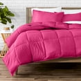 thumbnail image 1 of Bare Home Down Alternative Comforter Set - 3-Pieces - All Seasons - Queen, Pink, 1 of 10