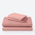 thumbnail image 1 of Bare Home Dusty Rose Sandwashed Microfiber Sheet Set, Wrinkle Resistant, Deep Pocket, King, 1 of 7