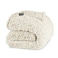 thumbnail image 1 of Bare Home Faux Shearling Blanket - Fluffy & Soft - Lightweight - Full/Queen, Oyster - Tipped, 1 of 7