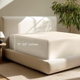 thumbnail image 1 of Bare Home Fitted Sheet - 22" Extra Deep Pocket - Premium 1800 Collection - Cal King, Sand, 1 of 7