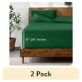 (2 pack) Bare Home Fitted Sheet 24" Extra Deep Pocket Premium 1800