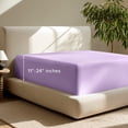 thumbnail image 1 of Bare Home Fitted Sheet - 24" Extra Deep Pocket - Premium 1800 Collection - Queen, Lavender, 1 of 7