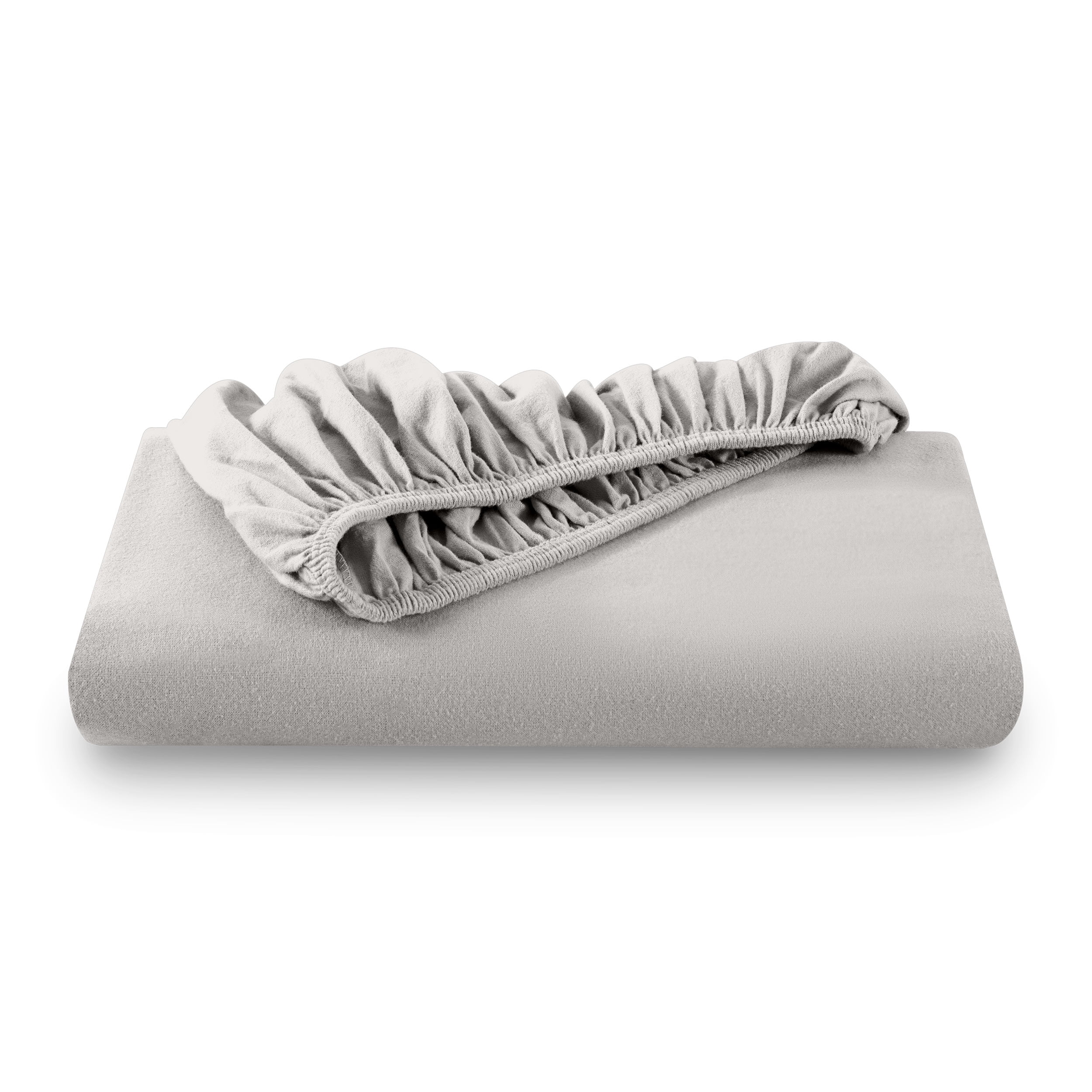 Bare Home Twin XL Flannel Fitted Sheet - 100% Cotton, Double Brushed ...