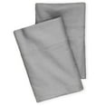 thumbnail image 1 of Bare Home Flannel Pillowcase Set, 100% Cotton, Heavyweight, Standard, Set of 2, Light Gray, 1 of 5