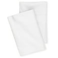 thumbnail image 1 of Bare Home Flannel Pillowcase Set, 100% Cotton, Heavyweight, Standard, Set of 2, White, 1 of 5