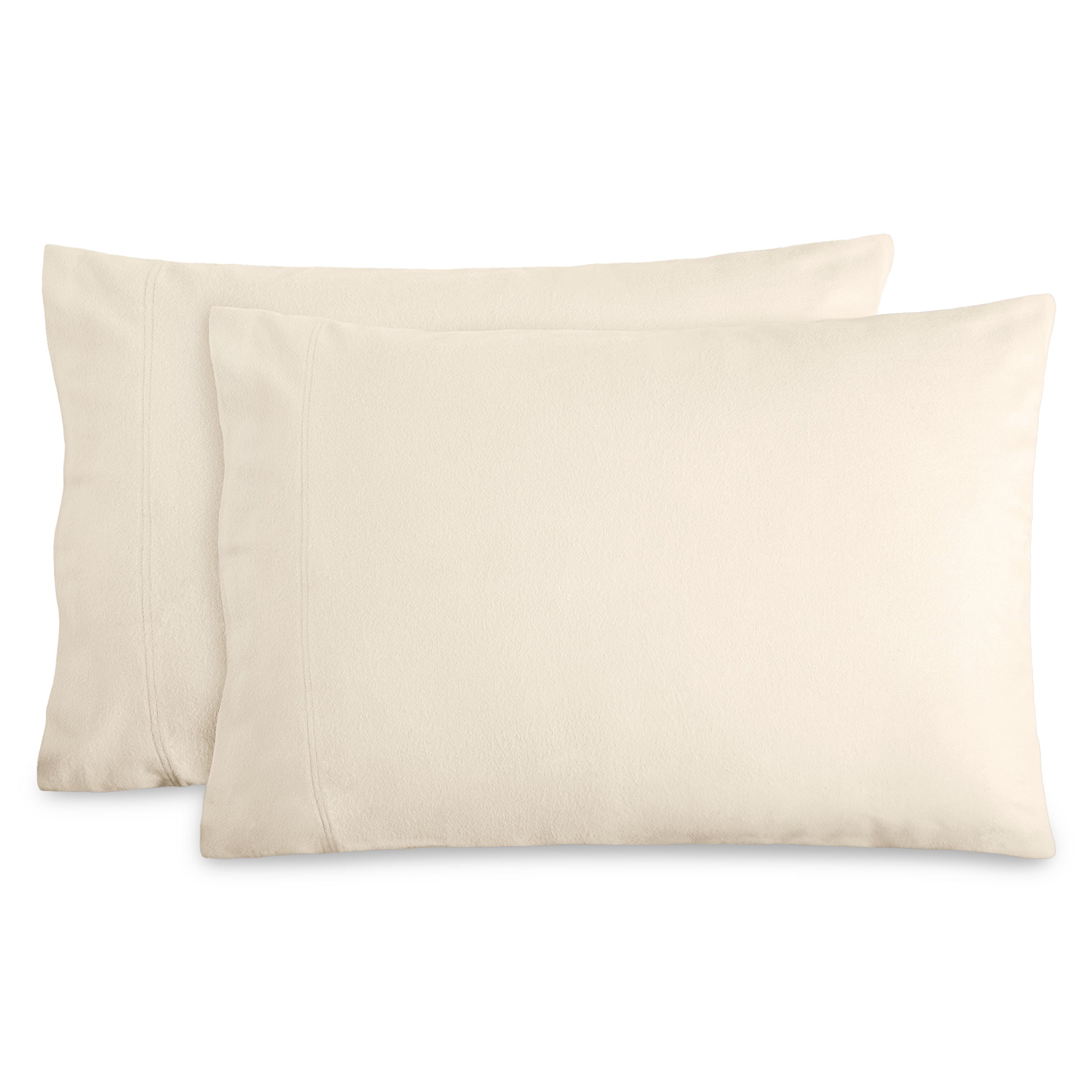 Sand Cotton Flannel Standard Size Pillowcase Set