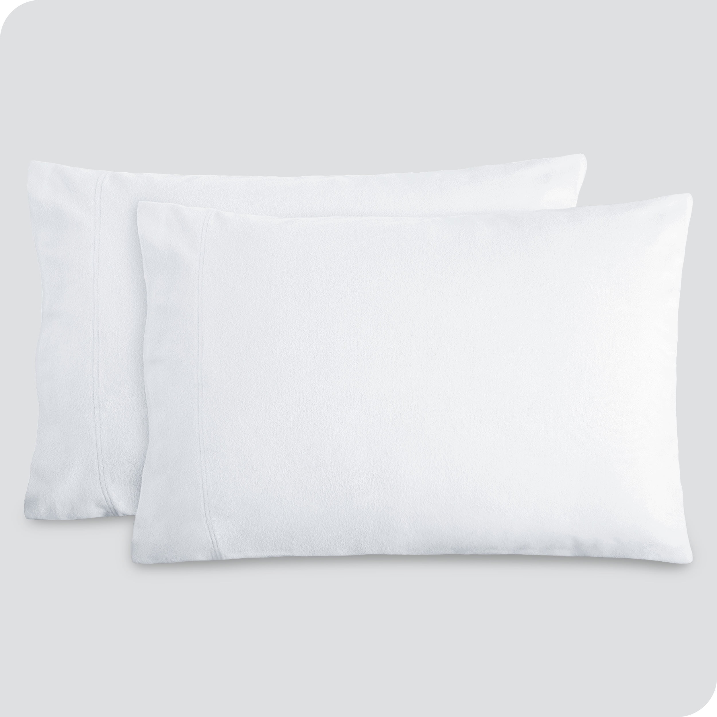 Bare Home Flannel Pillowcase Set 100 Flannel Cotton Double Brushed