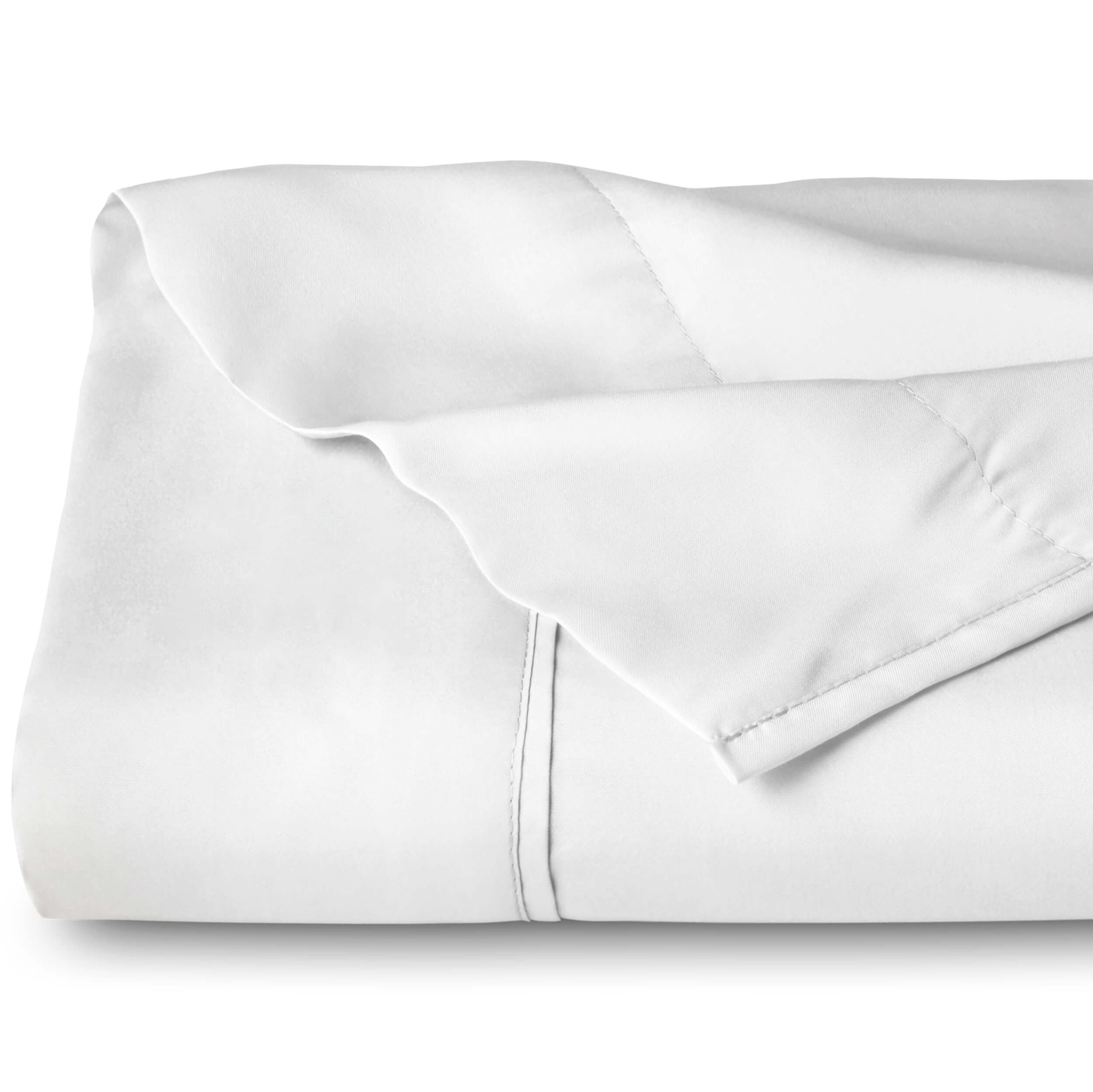 Bare Home Flat Top Sheet, Microfiber, Wrinkle Resistant, Twin/Twin XL, White, 1 Pack