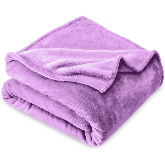 Bare Home Fleece Blanket - Twin/Twin Extra Long Blanket - Grey - Lightweight Blanket for Bed, Sofa, Couch, Movie Night, Camping, and Travel - Microplush - Ultra Soft Warm Blanket (Grey)