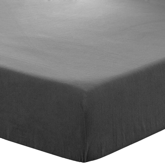 Bare Home Fleece Fitted Bottom Sheet Hypoallergenic Deep Pocket Ultra Soft Micro Fleece (King - 5 Pack, Gray)