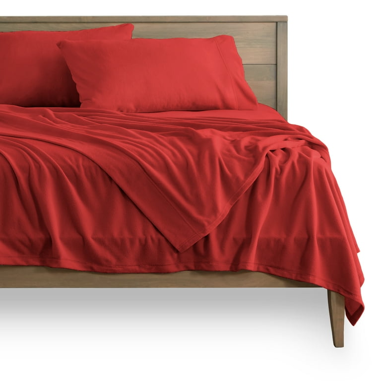 Bare Home Fleece Sheet Set Warm Plush Polar Fleece Pill