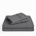 thumbnail image 1 of Bare Home Gray Microfiber Sheet Set, Wrinkle Resistant, Deep Pocket, Full, 1 of 6