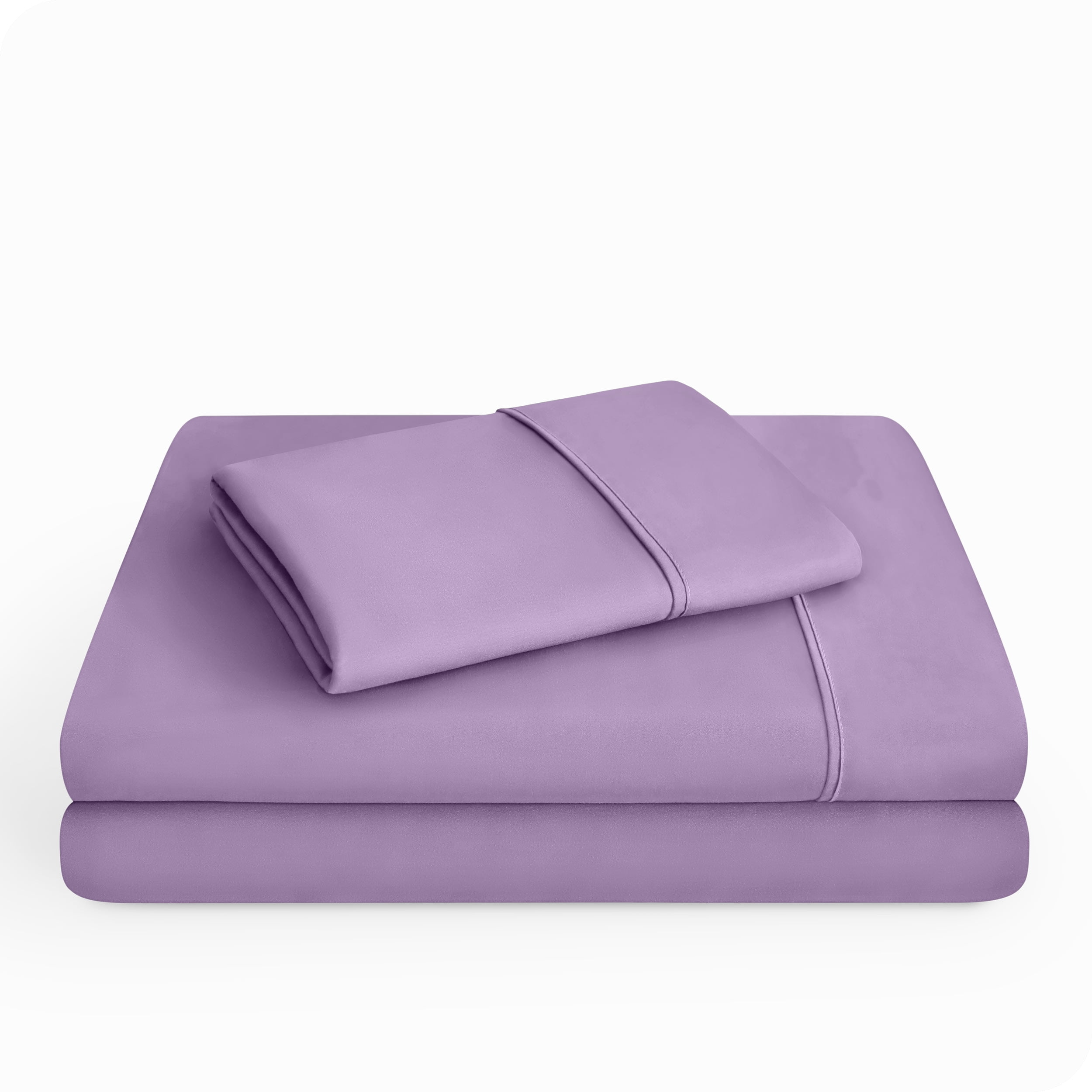 Bare Home Lavender Microfiber Sheet Set, Wrinkle Resistant, Deep Pocket, Twin