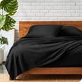 thumbnail image 1 of Bare Home  Lightweight Coverlet Bedspread & Microfiber Sheet Set Bundle Coverlet Set: Light Grey, Sheet Set: Black Twin XL 5 Piece, 1 of 5