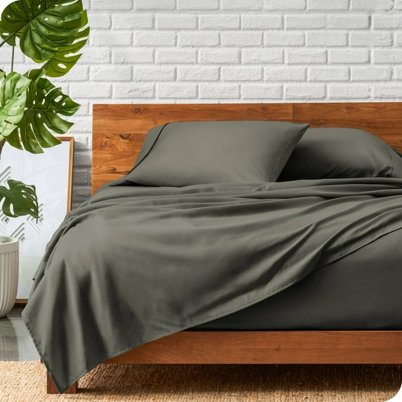 Bare Home Lightweight Coverlet Bedspread & Microfiber Sheet Set Bundle Coverlet Set: Light Grey, Sheet Set: Grey Twin XL 5 Piece