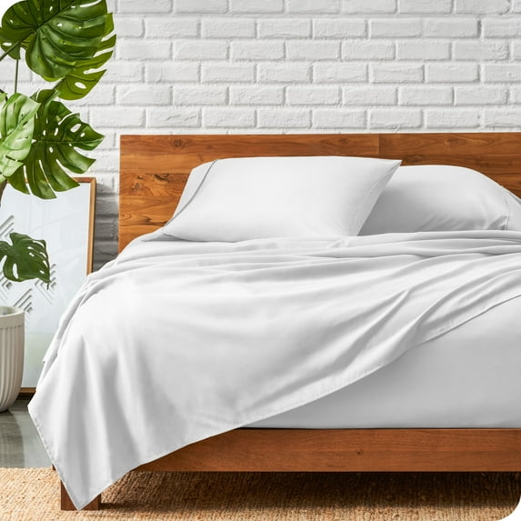 Bare Home Lightweight Coverlet Bedspread & Microfiber Sheet Set Bundle Coverlet Set: White, Sheet Set: White Twin 5 Piece