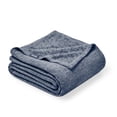 thumbnail image 1 of Bare Home  Lightweight Polar Fleece Blanket Heather Blue King, 1 of 10